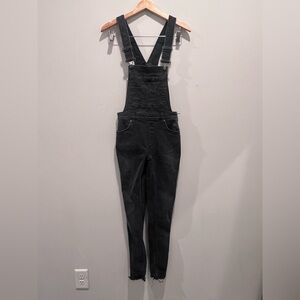 Free People Sz 24R Black Overalls